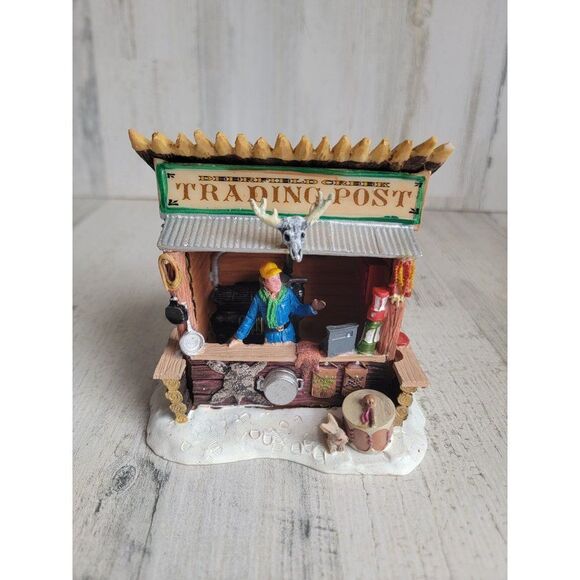 Lemax Deerfield Creek Trading Post Snow Village accessories - Picture 1 of 7